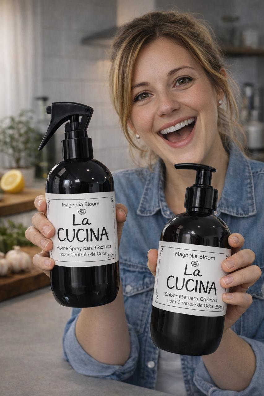 Kit La Cucina — Home Spray + Sabonete para Cozinha 250ml