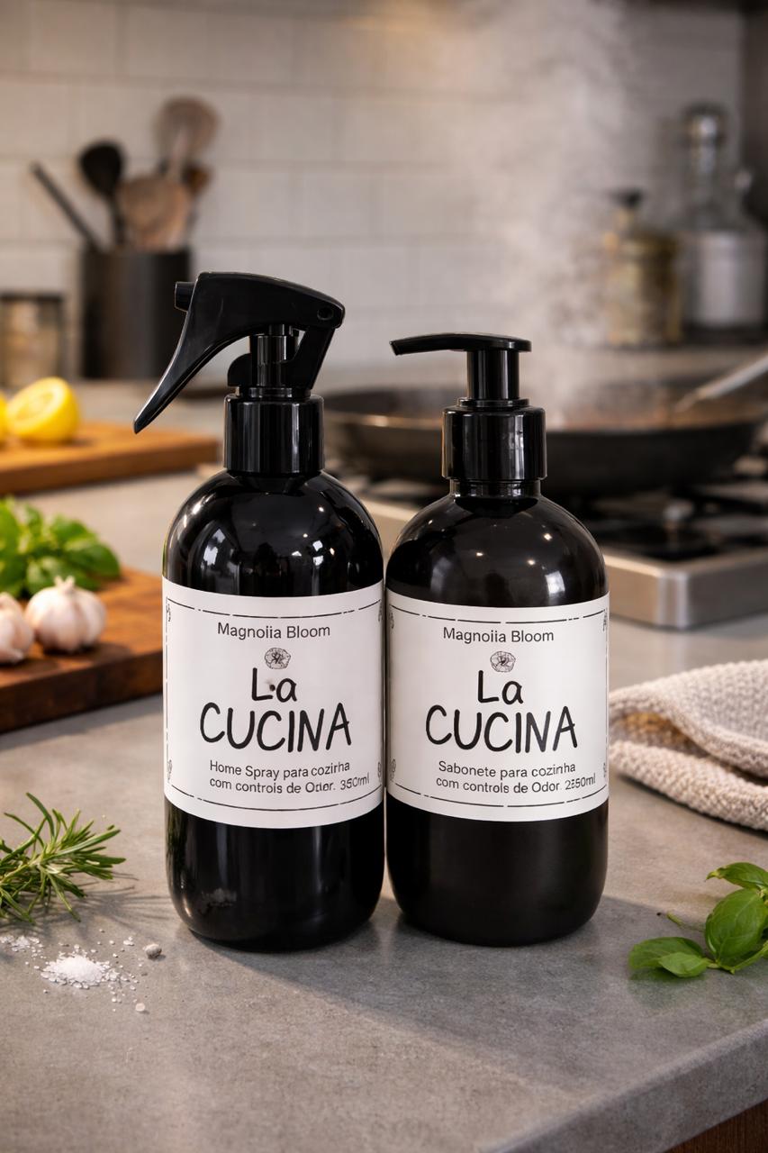 Kit La Cucina — Home Spray + Sabonete para Cozinha 250ml
